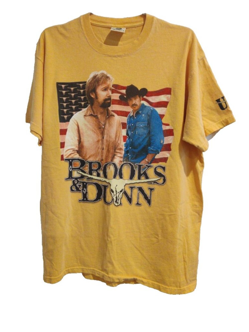 Vintage Brooks & Dunn Neon Circus And The Wild West Show Tour Concert shirt Sz L